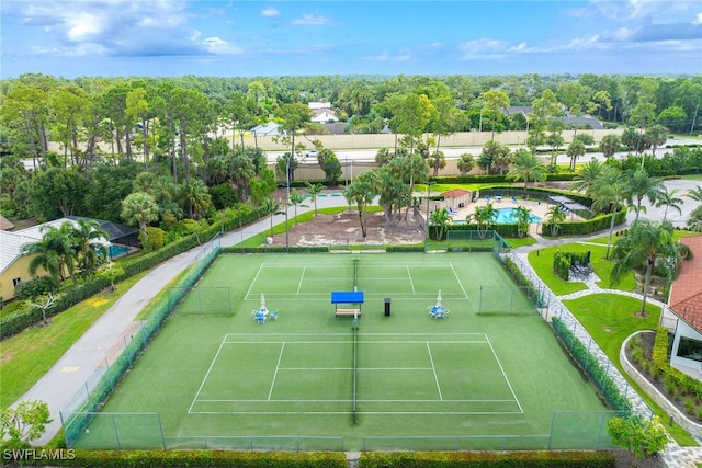 view of sport court