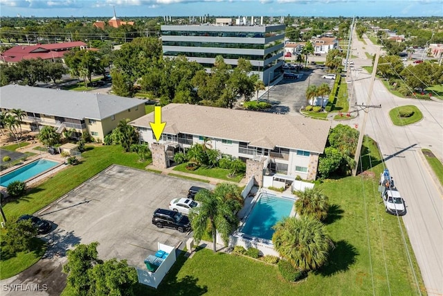 2504 SE 16th Pl Unit 101, Cape Coral, FL 33904 - aerial view of a pool area