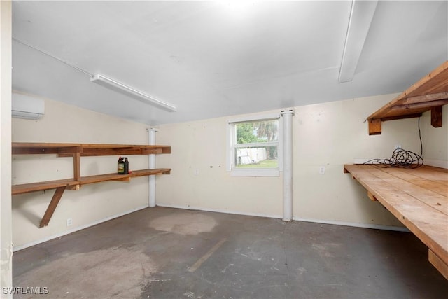 1418 Shirley Dr, North Fort Myers, FL 33917 - interior space with a wall mounted AC