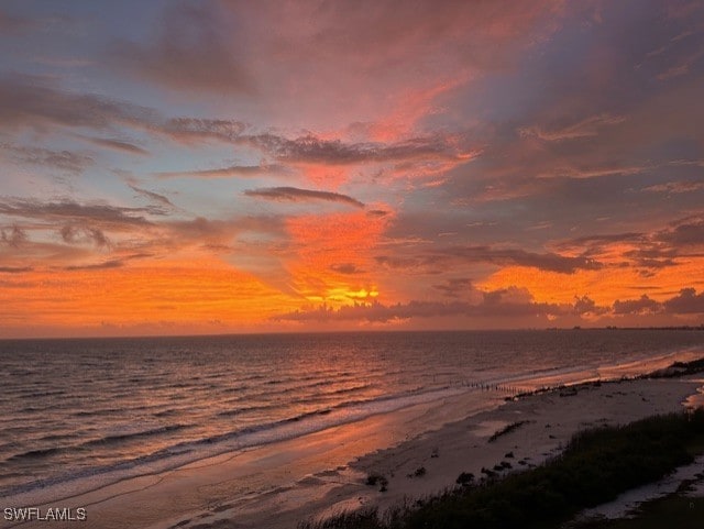 7330 Estero Blvd Unit 502, Fort Myers Beach, FL 33931 - water view featuring nearby beach