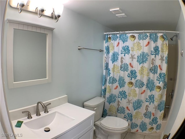 7330 Estero Blvd Unit 502, Fort Myers Beach, FL 33931 - full bath featuring vanity, toilet, and tile patterned flooring