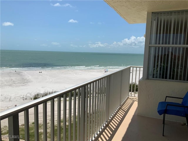 7330 Estero Blvd Unit 502, Fort Myers Beach, FL 33931 - balcony with view of water and beach