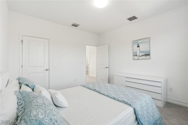 bedroom featuring carpet floors