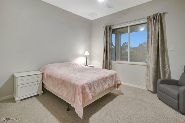 15120 Blackhawk Dr, Fort Myers, FL 33912 - bedroom featuring light colored carpet and a ceiling fan