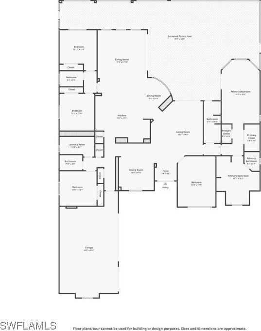 15120 Blackhawk Dr, Fort Myers, FL 33912 - view of floor plan / room layout