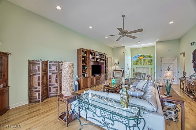 bedroom with light wood-type flooring