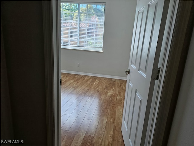 interior space featuring light hardwood / wood-style floors