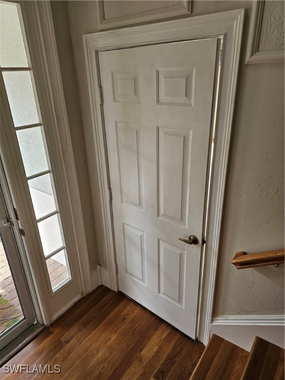 room details with wood-type flooring