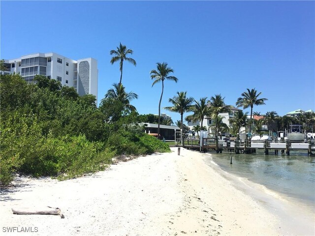 view of road featuring a water view