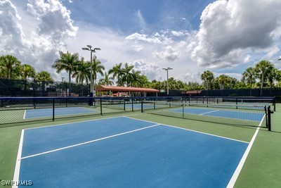 view of tennis court