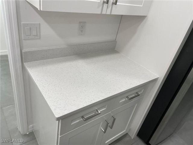 interior details featuring light stone counters