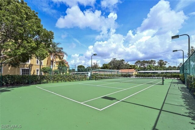 view of sport court