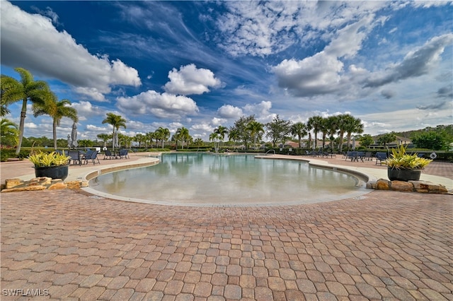 view of pool