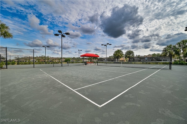 view of sport court