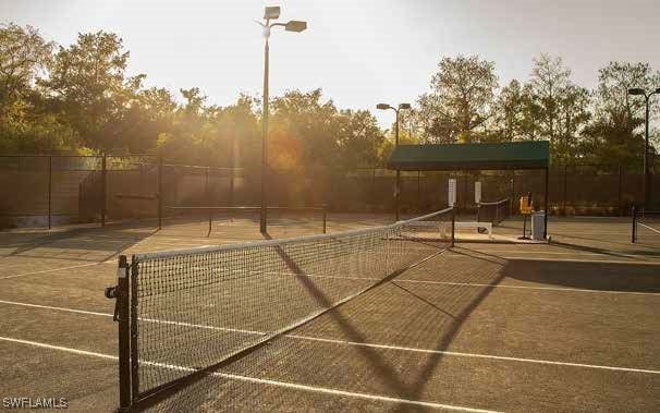 view of tennis court