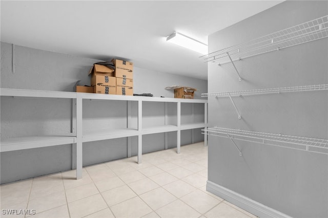 view of storage room