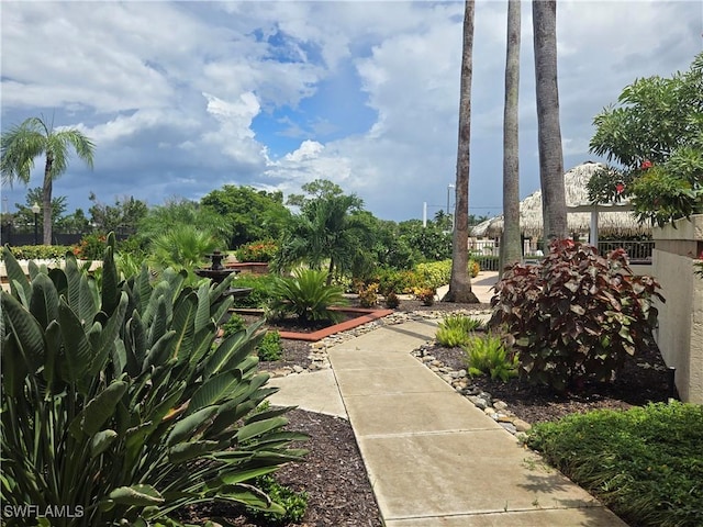 13331 Medinah Cir W Unit 1, Fort Myers, FL 33907 - view of yard featuring fence