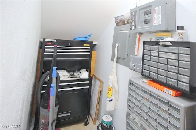 view of utility room