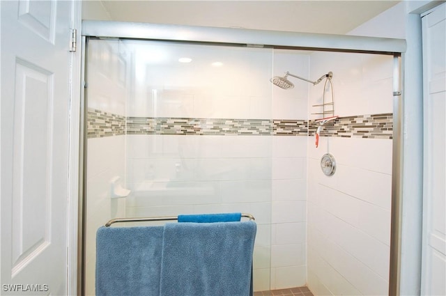 full bath featuring a stall shower