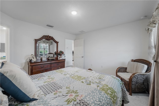 bedroom featuring carpet floors