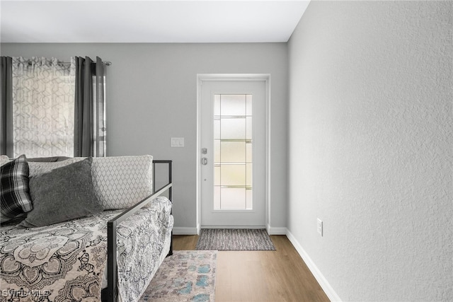 interior space featuring hardwood / wood-style flooring