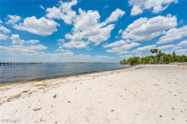 water view with a beach view