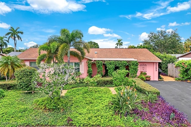 view of ranch-style home