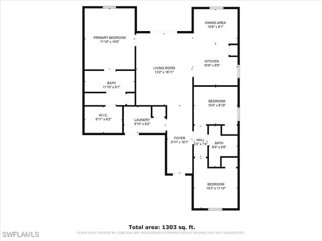 706 SW 9th Ct, Cape Coral, FL 33991 - view of room layout