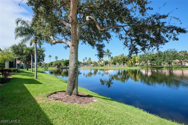 view of water feature