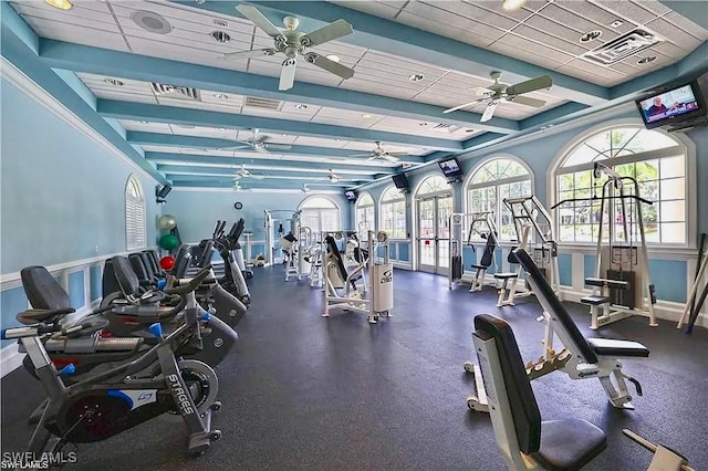 view of exercise room