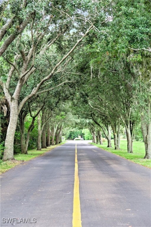 view of road