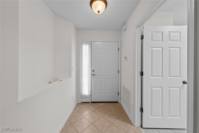 view of tiled foyer