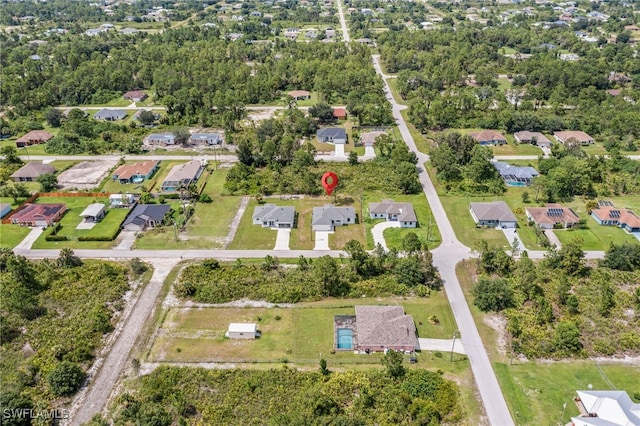 birds eye view of property featuring a residential view