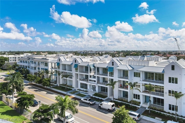 birds eye view of property featuring a residential view