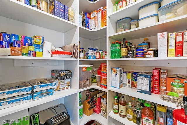 view of pantry