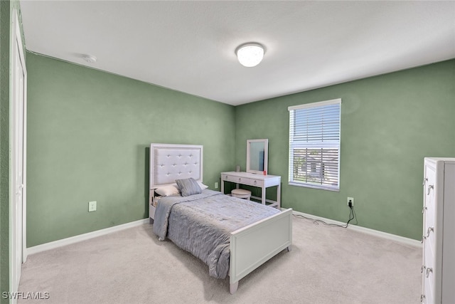 bedroom with carpet flooring