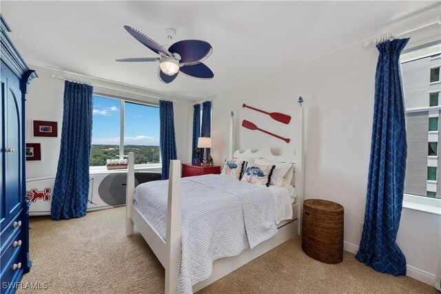 275 Indies Way Unit 805, Naples, FL 34110 - bedroom with carpet flooring and ceiling fan