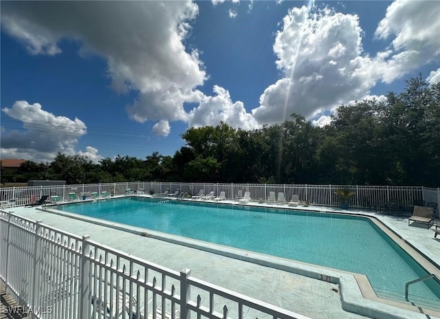 view of pool