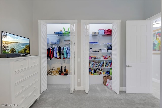 view of closet