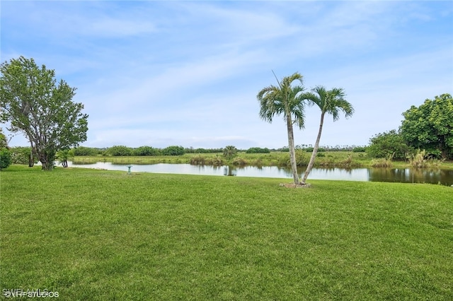 view of water feature