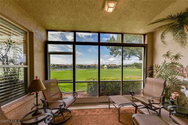 sunroom featuring plenty of natural light