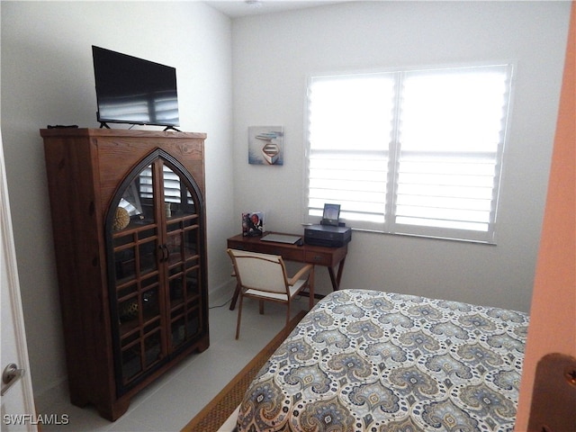 bedroom featuring multiple windows