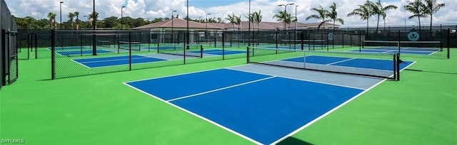 view of tennis court