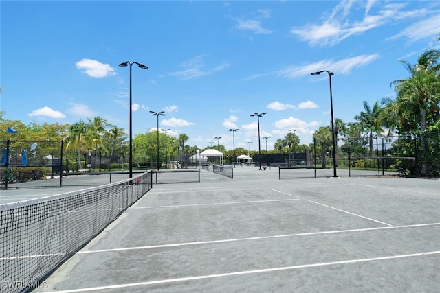 view of sport court