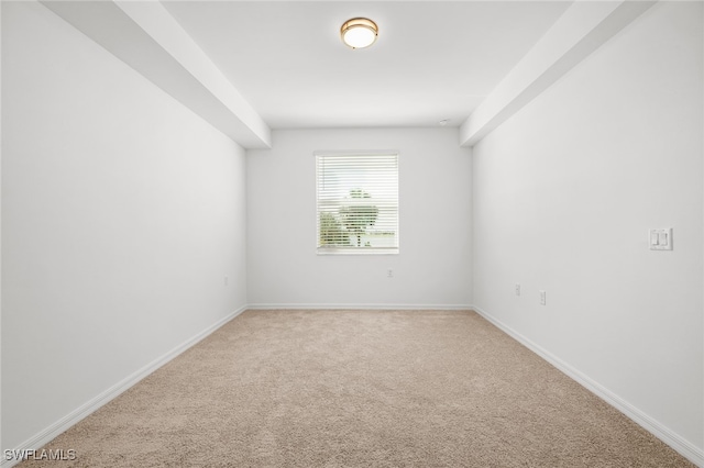 empty room featuring carpet floors