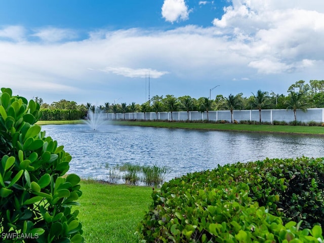 property view of water