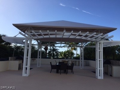 view of patio / terrace featuring outdoor dining area