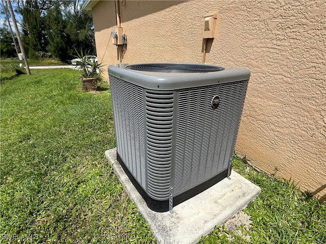 exterior details featuring central air condition unit