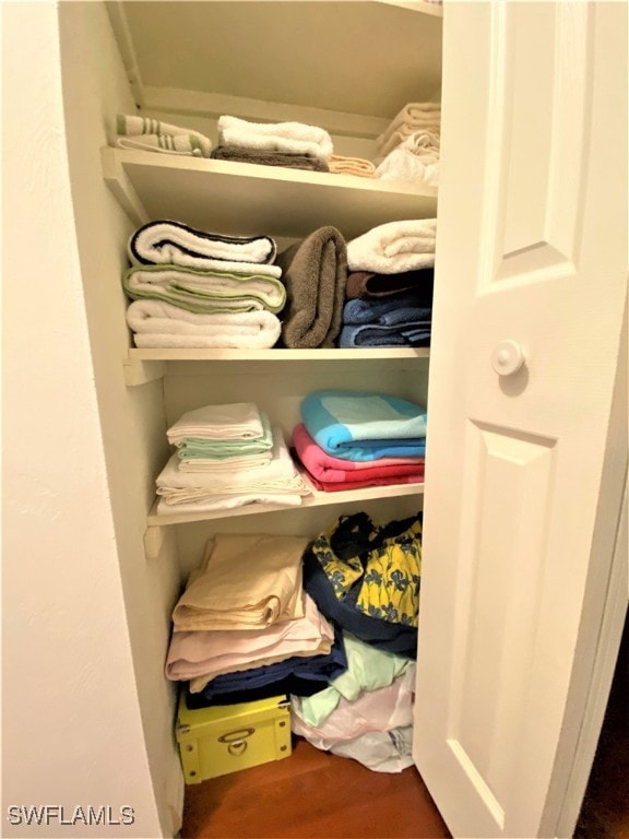 view of closet