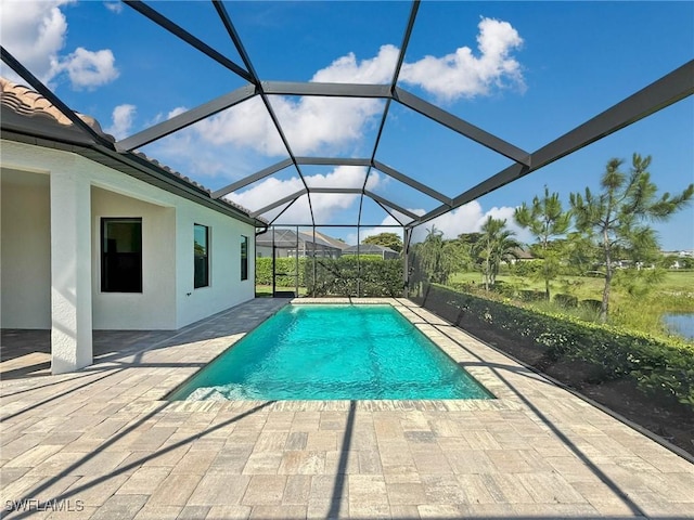 13840 Amblewind Cove Way, Fort Myers, FL 33905 - outdoor pool with a patio area and a lanai